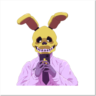 FNAF:Springbonnie taking photo Posters and Art